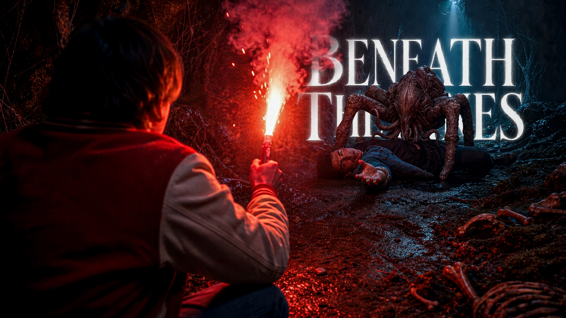 BENEATH THE PINES Scene Composition Still